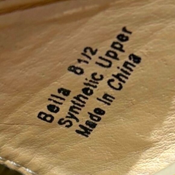 Kelsi Dagger Open Toe Patent Leather Criss Cross Strap Espadrille Wedge Size 8.5 - Picture 9 of 9